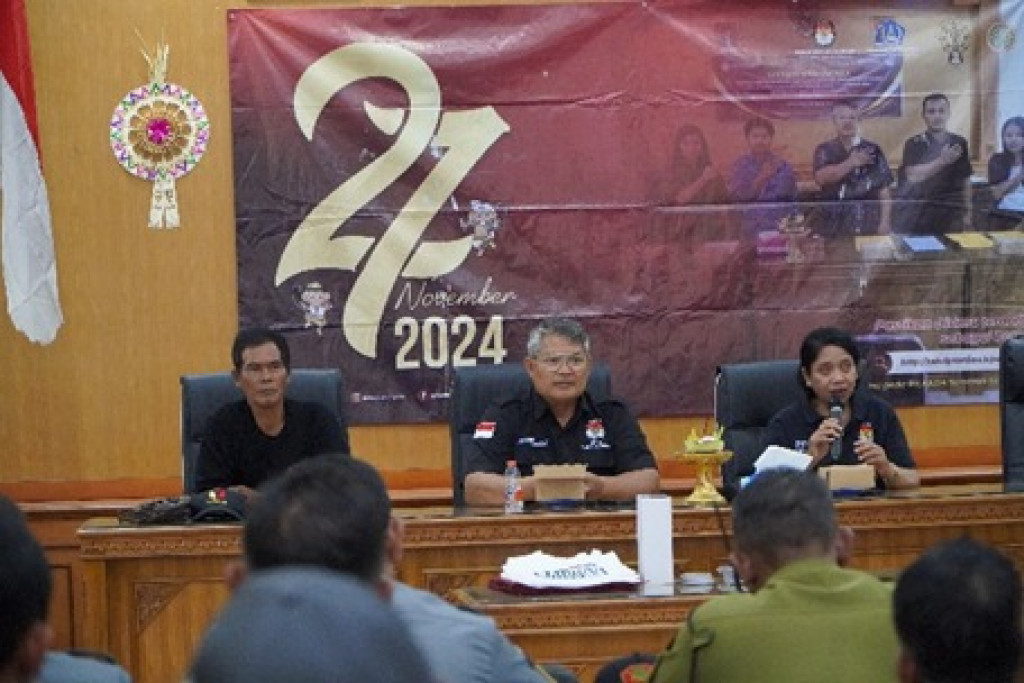 Giat Sosialisasi Pilkada Serentak Oleh PPK Kecamatan Kuta Utara Kepada Segmen Hansip/Linmas Se-Kecamatan Kuta Utara
